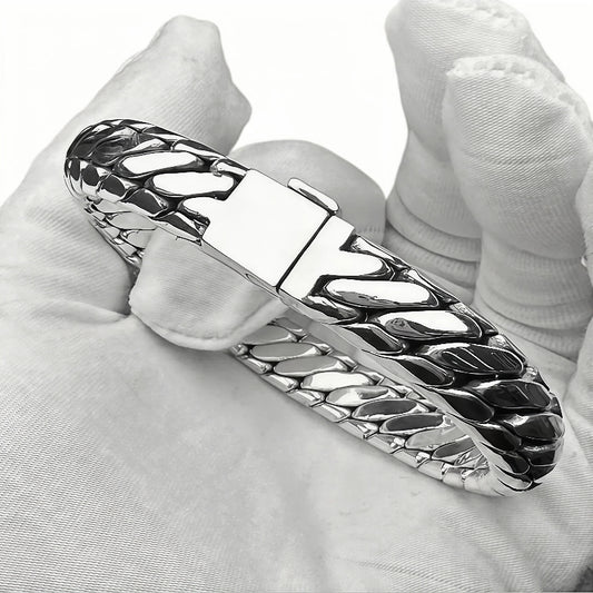 HANDCRAFTED PURE SILVER BRACELET(SERB-116)
