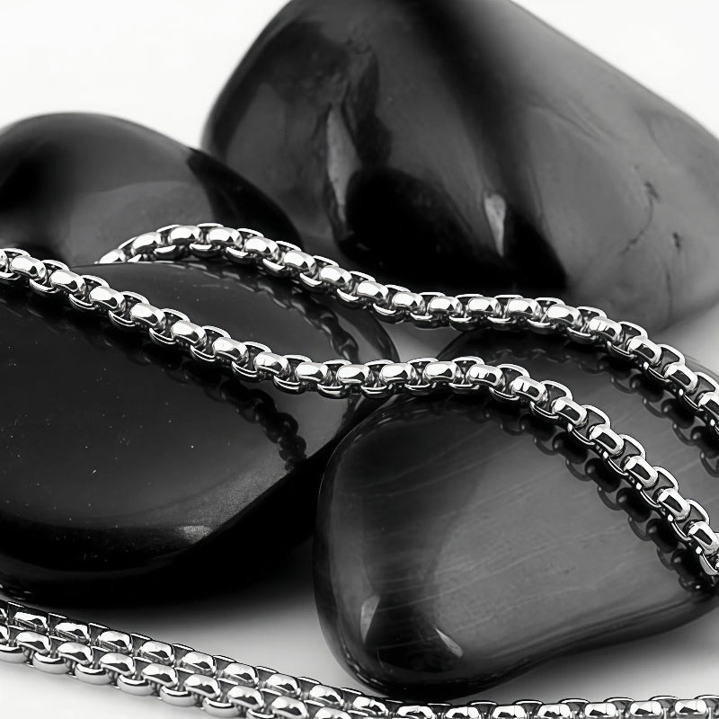 MINIMALIST TITANIUM STEEL NECKLACE(SERN-116)