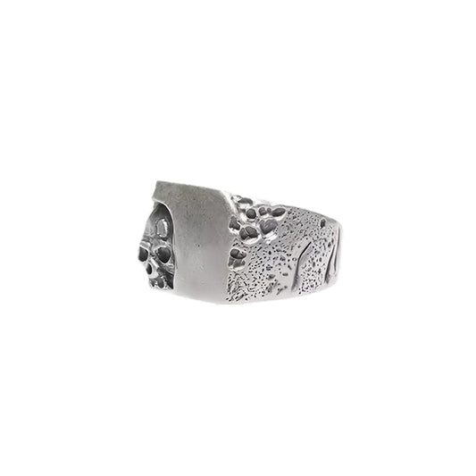 SKULL STERLING SILVER RING(SERR-130)