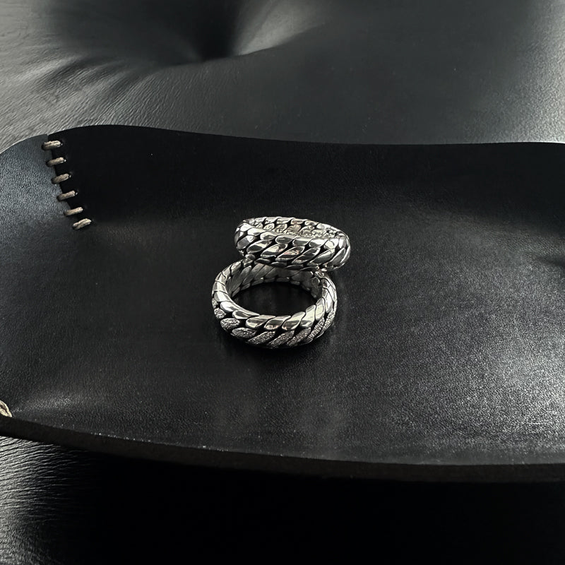 CHAIN PURE SILVER RING(SERR-188 B )