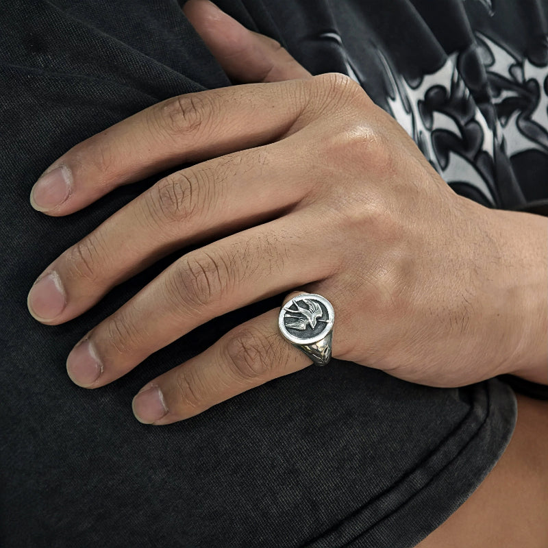SWALLOW STERLING SILVER RING(SERR-202)