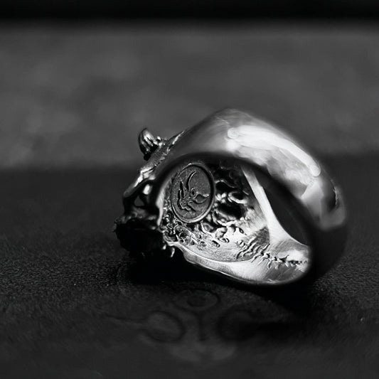 LITTLE DEMON STERLING SILVER RING(SERR-239)