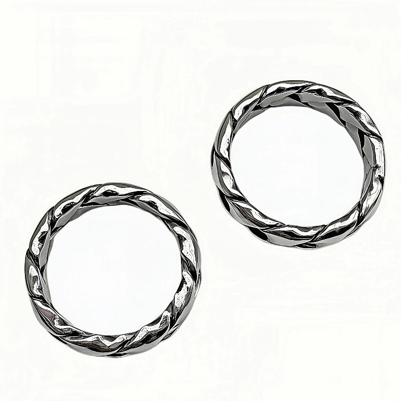 HANDWOVEN PURE SILVER RING(SERR-136)