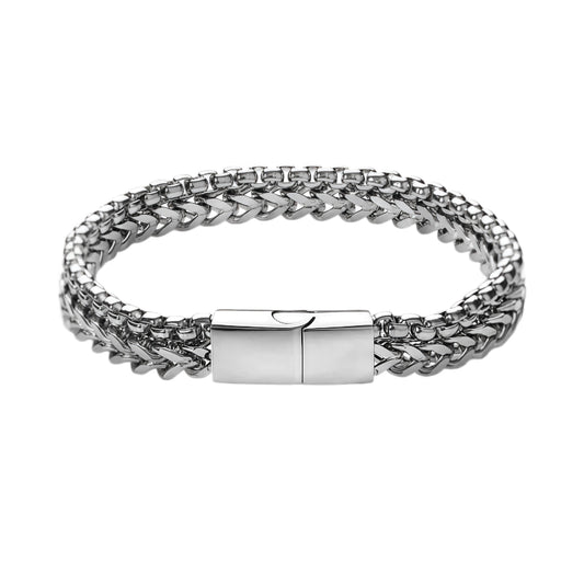 DOUBLE LAYER STEEL BRACELET(SERB-117)