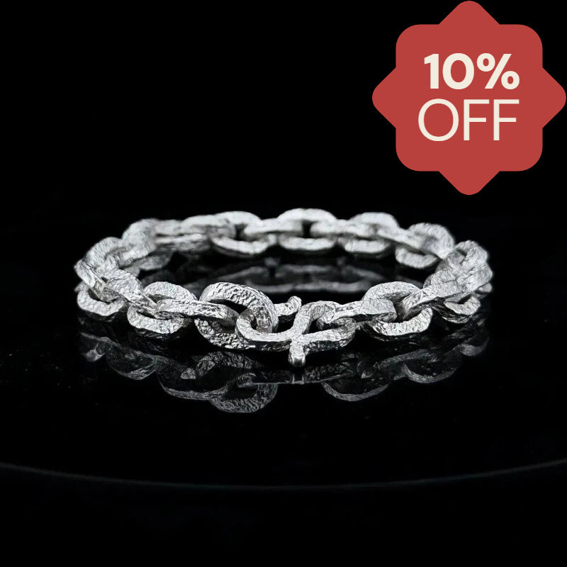 KNIGHT PURE SILVER BRACELET(SERB-120)