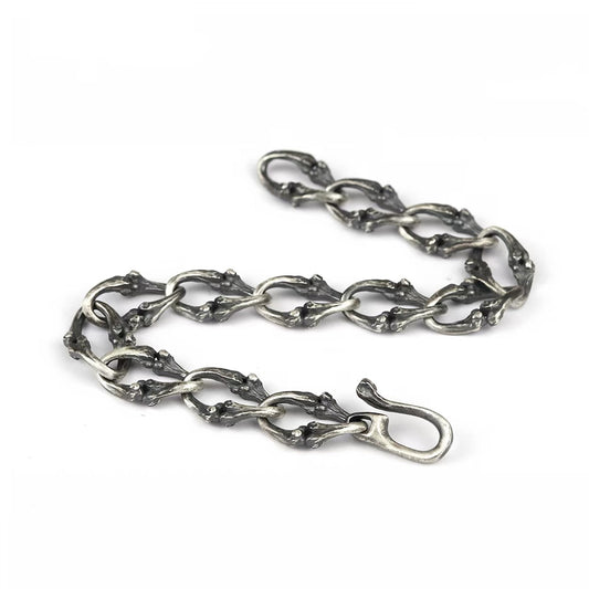 CUBAN CHAIN STEEL BONE BRACELET(SERB-126)