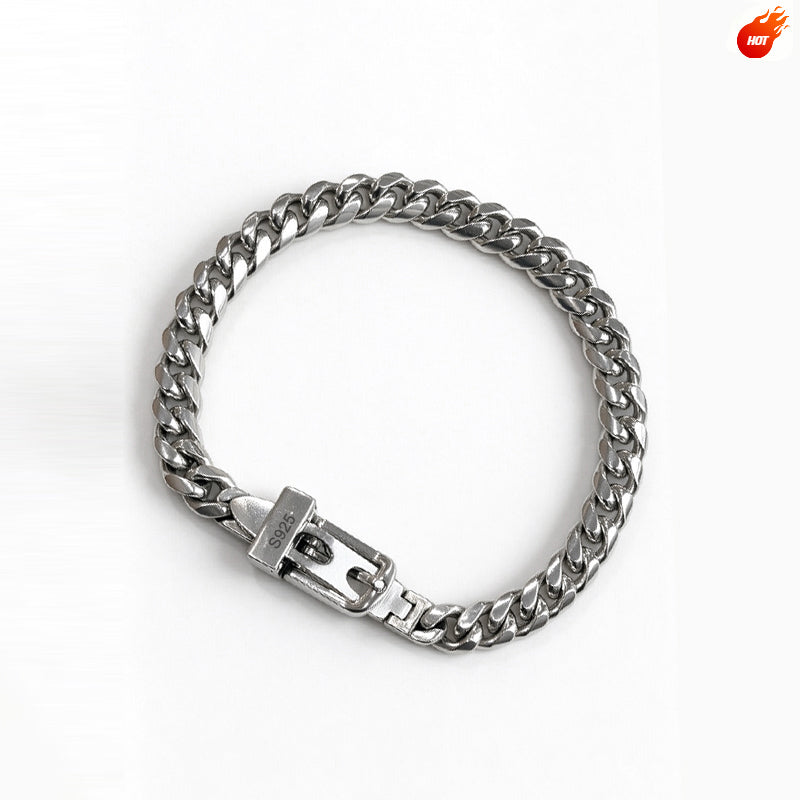 HANDMADE STERLING SILVER BELT BRACELET(SERB-138)
