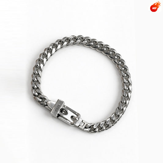 HANDMADE STERLING SILVER BELT BRACELET(SERB-138)