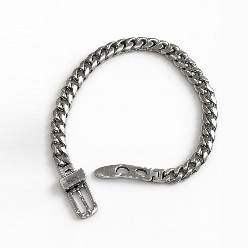 HANDMADE STERLING SILVER BELT BRACELET(SERB-138)