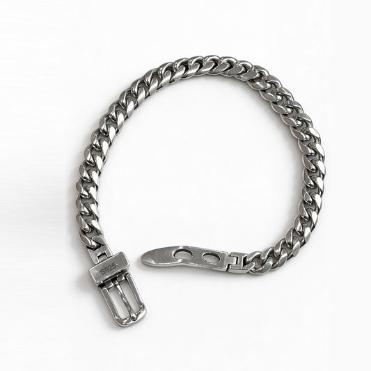 HANDMADE STERLING SILVER BELT BRACELET(SERB-138)