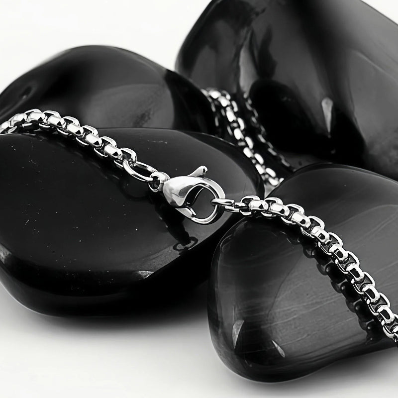 MINIMALIST TITANIUM STEEL NECKLACE(SERN-116)