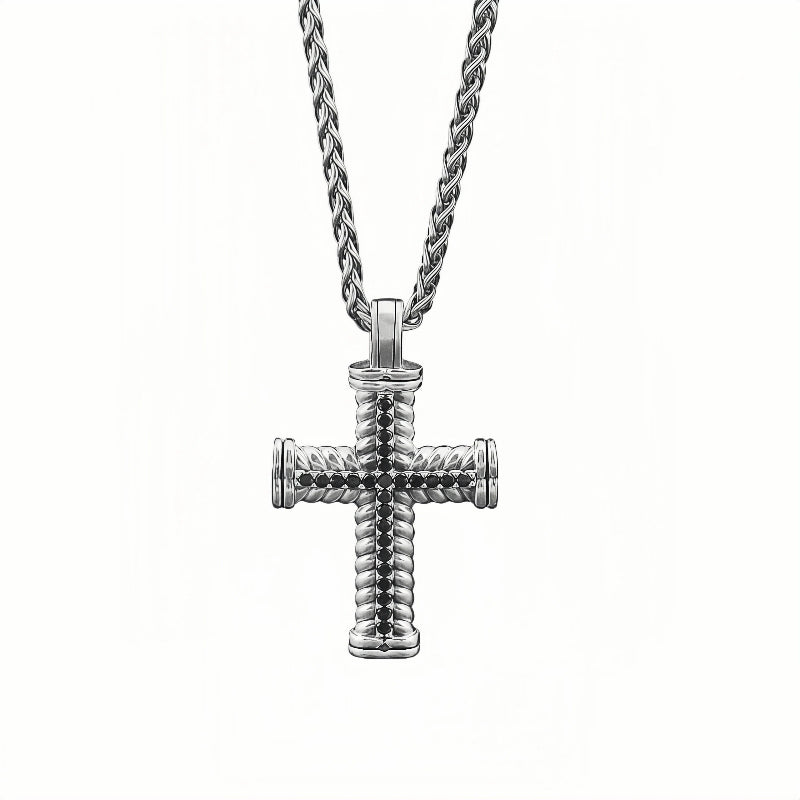 TWISTED STERLING SILVER PENDANT (SERP-218)