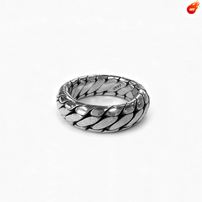 CHAIN PURE SILVER RING(SERR-188 B )