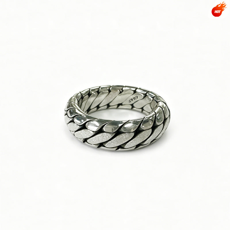 CHAIN PURE SILVER RING(SERR-188 B )