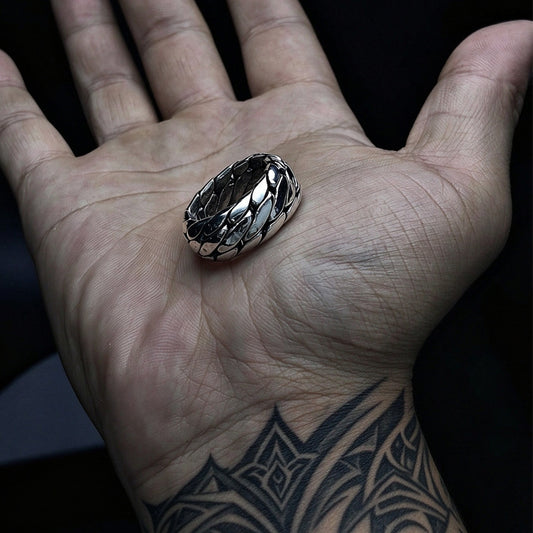 CHAIN PURE SILVER RING(SERR-188 MAX)