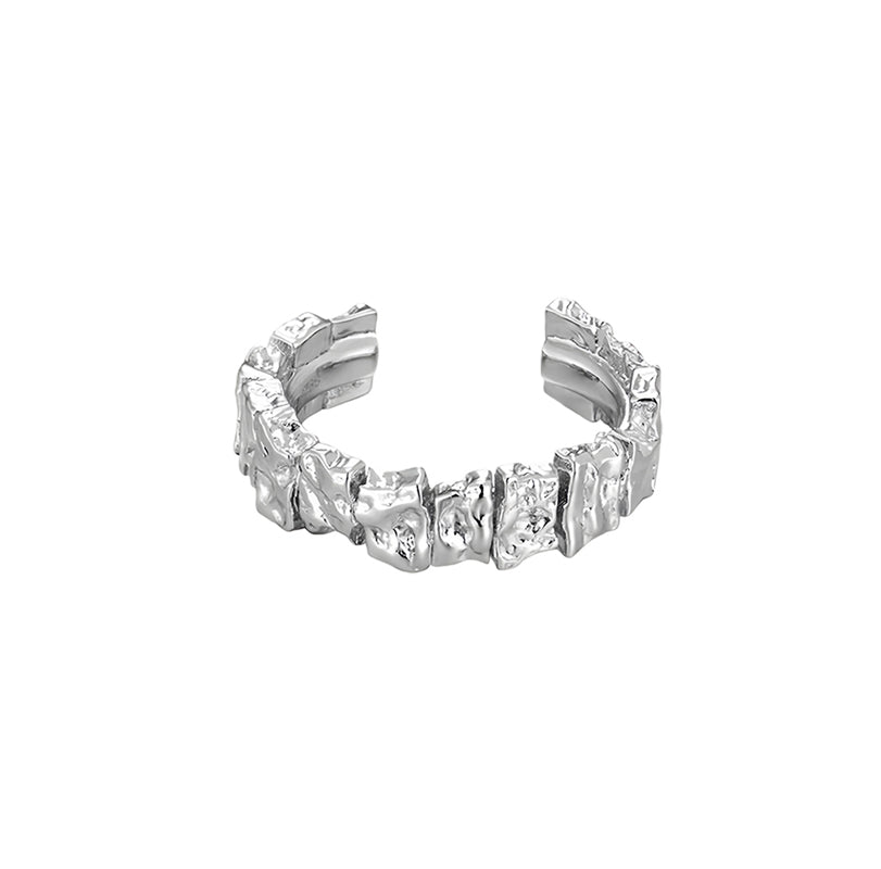 IRREGULAR STERLING SILVER RING(SERR-116)