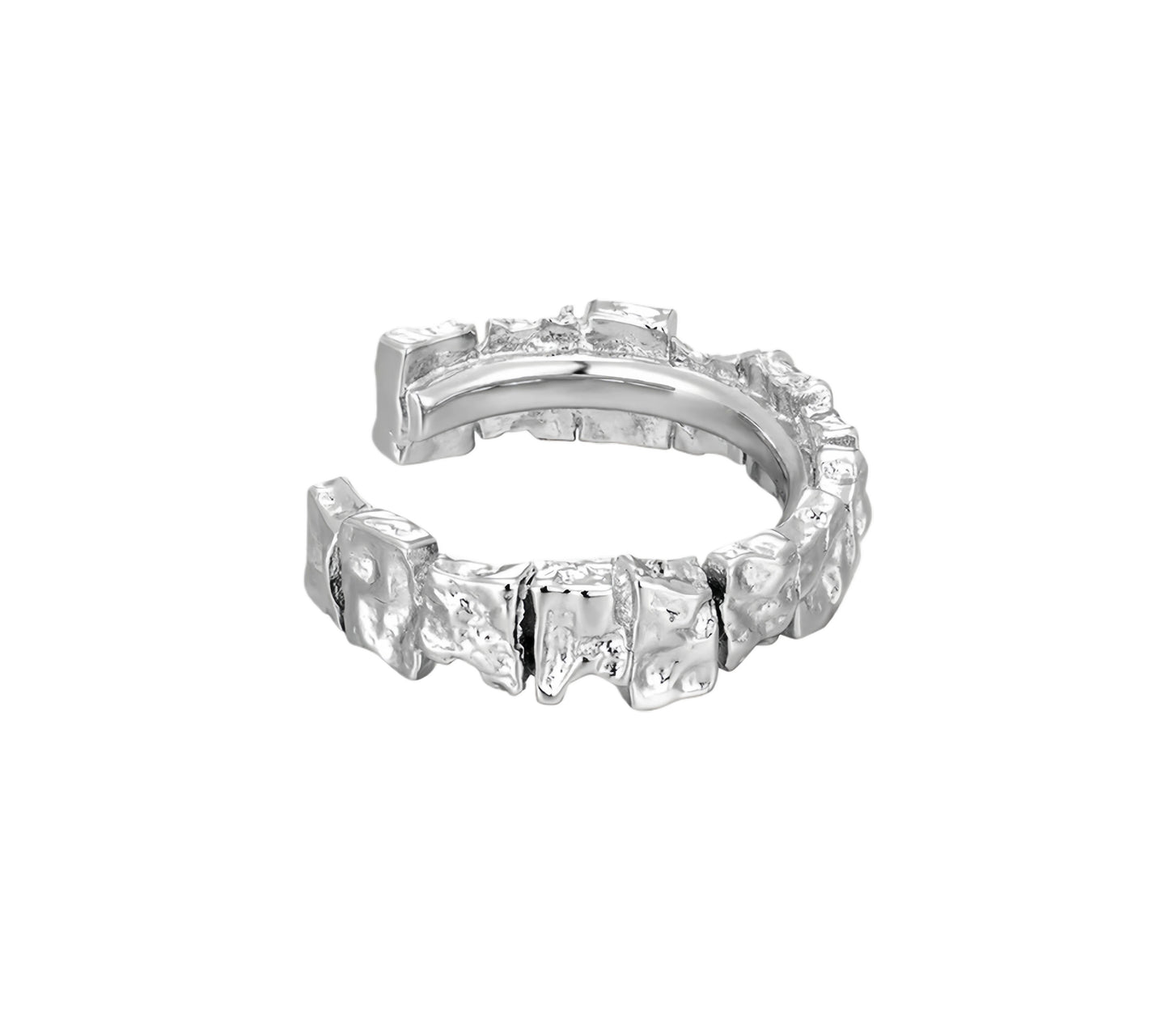 IRREGULAR STERLING SILVER RING(SERR-116)