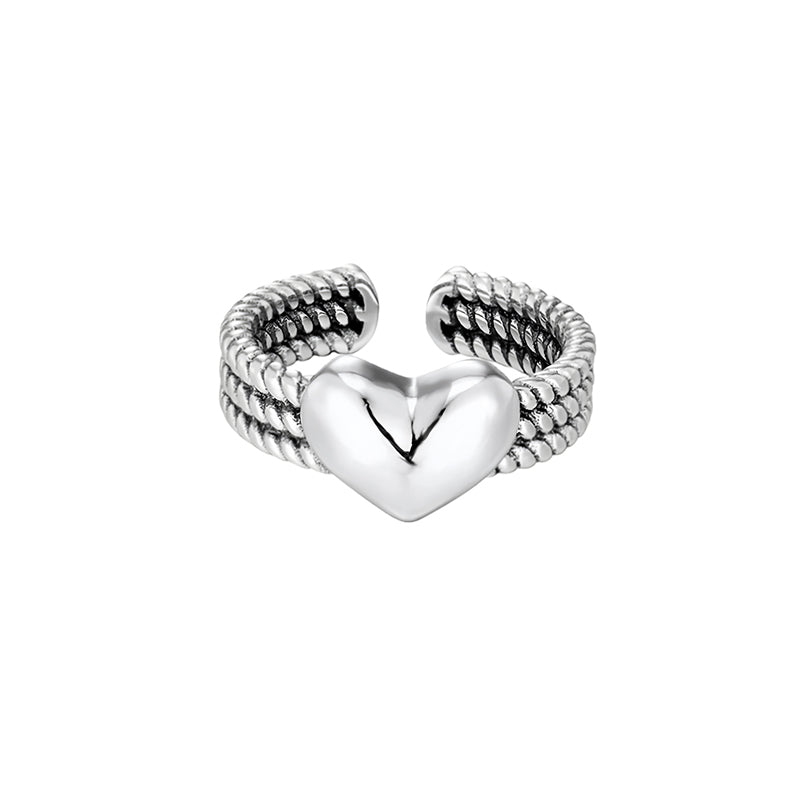 LOVE STERLING SILVER RING(SERR-117)