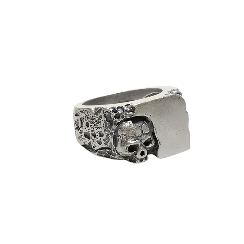 SKULL STERLING SILVER RING(SERR-130)