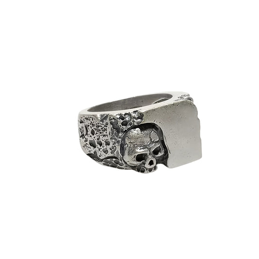 SKULL STERLING SILVER RING(SERR-130)