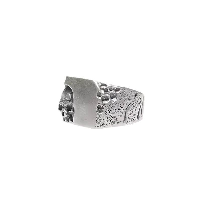 SKULL STERLING SILVER RING(SERR-130)