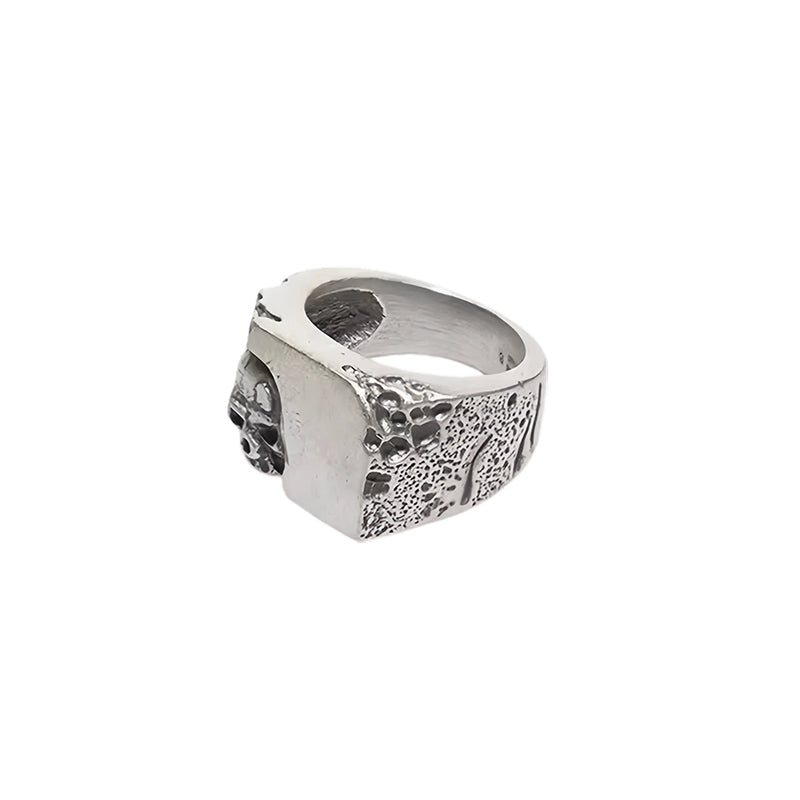 SKULL STERLING SILVER RING(SERR-130)