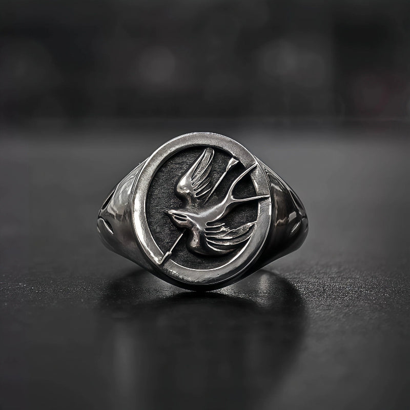 SWALLOW STERLING SILVER RING(SERR-202)