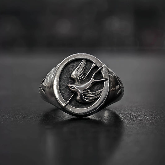 SWALLOW STERLING SILVER RING(SERR-202)
