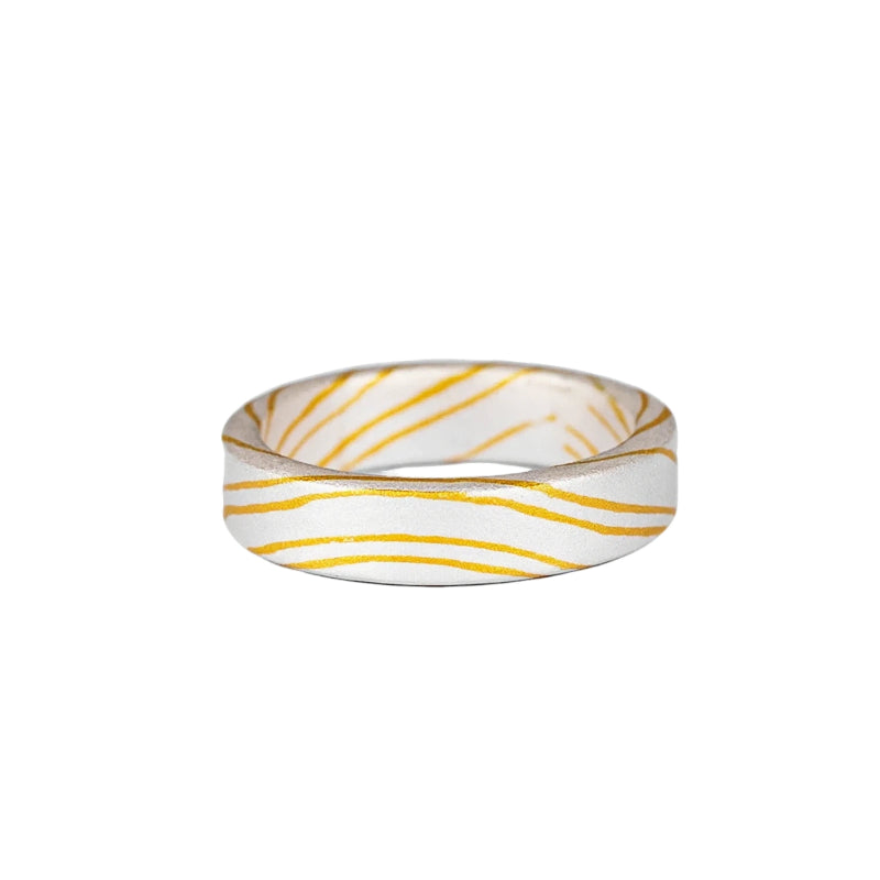 GALACTIC GOLD SILVER RING(SERR-208)