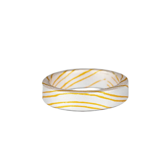 GALACTIC GOLD SILVER RING(SERR-208)