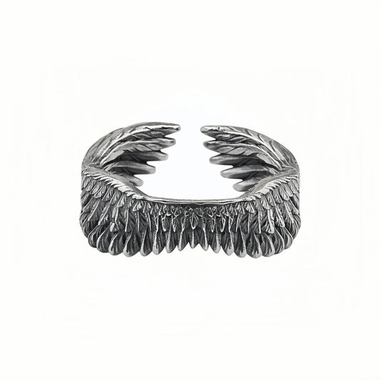 ANGLE STERLING SILVER RING(SERR-217)