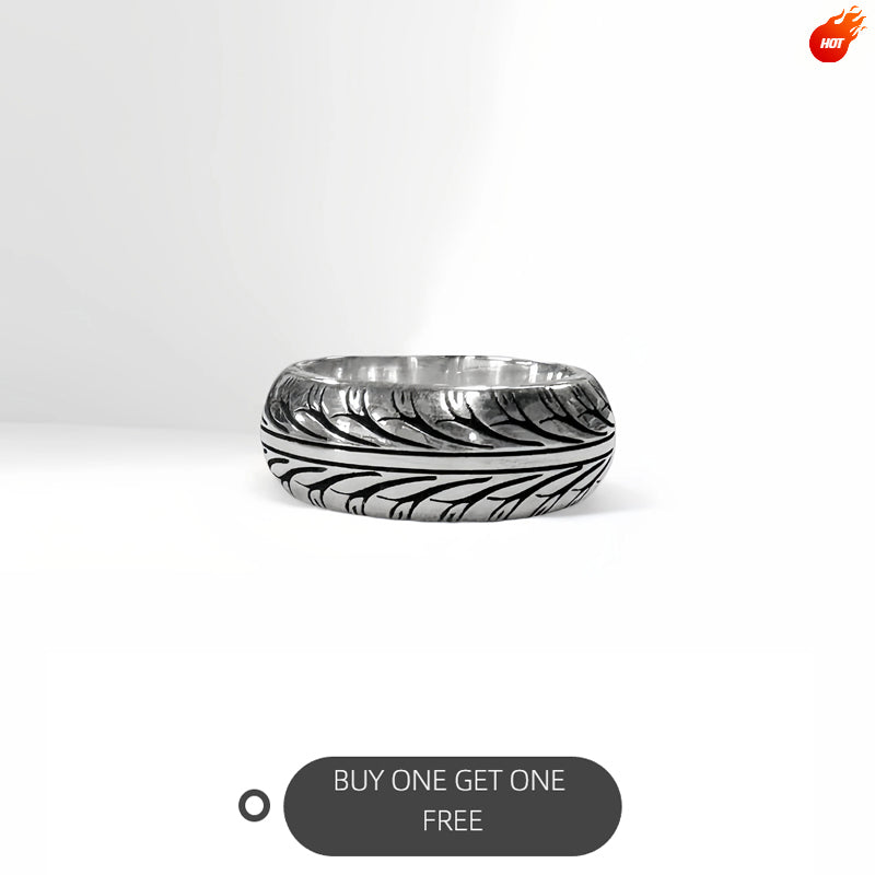 TIRE PURE SILVER RING(SERR-222)
