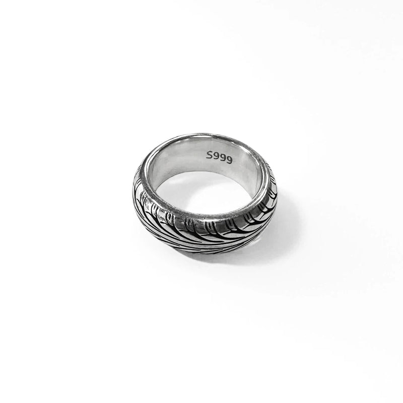 TIRE PURE SILVER RING(SERR-222)