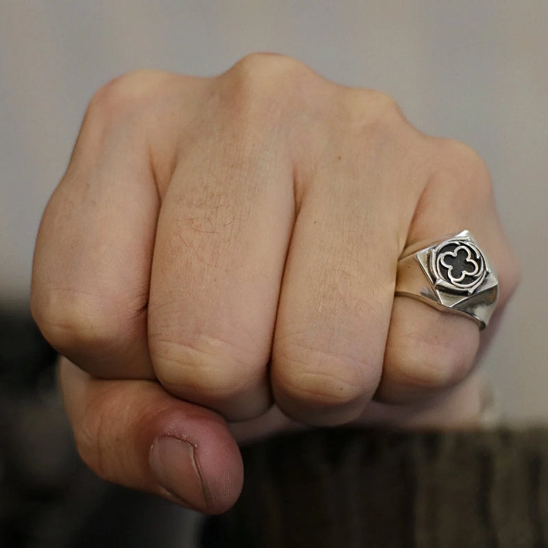 CHURCH WINDOW STERLING SILVER RING(SERR-229)