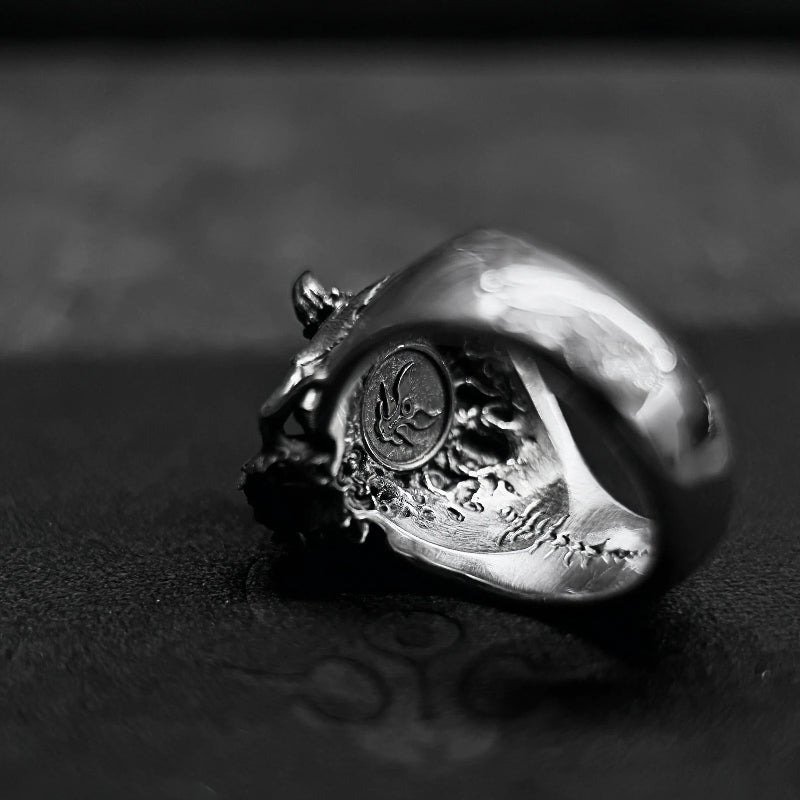 LITTLE DEMON STERLING SILVER RING(SERR-239)