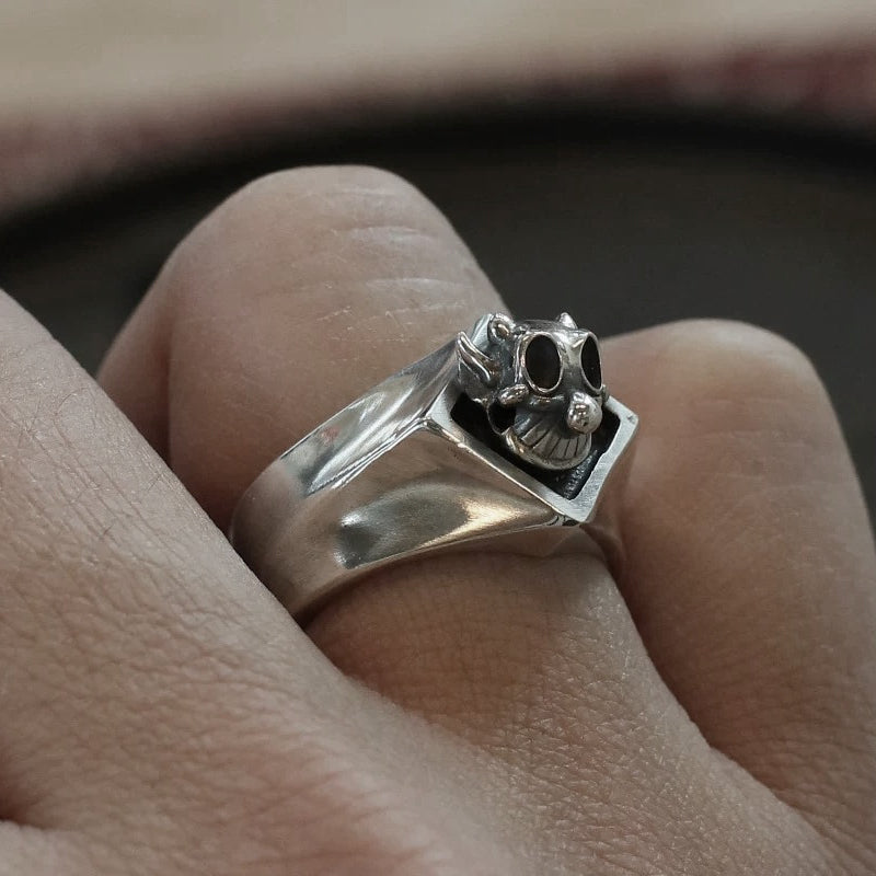 LITTLE DEVIL STERLING SILVER RING(SERR-258)