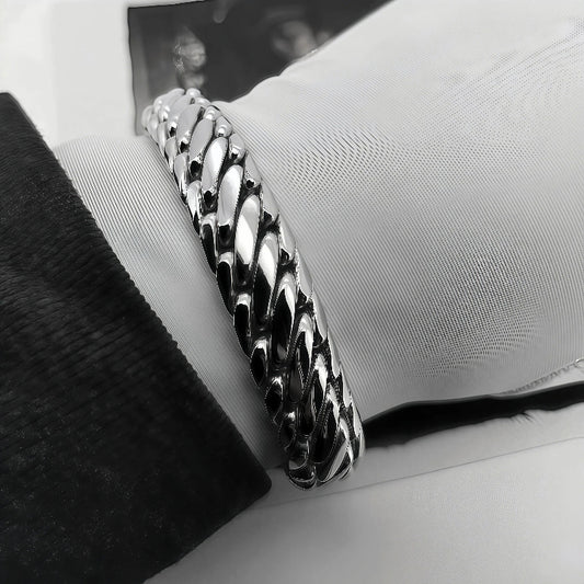 HANDCRAFTED PURE SILVER BRACELET(SERB-116)