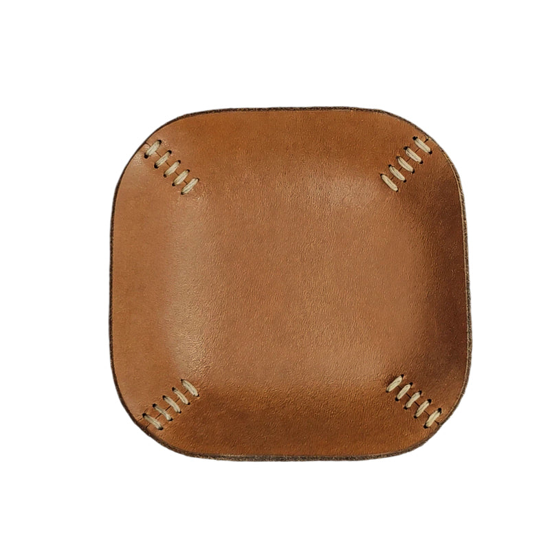 HANDMADE GENUINE LEATHER JEWELRY TRAY(SERT-008)