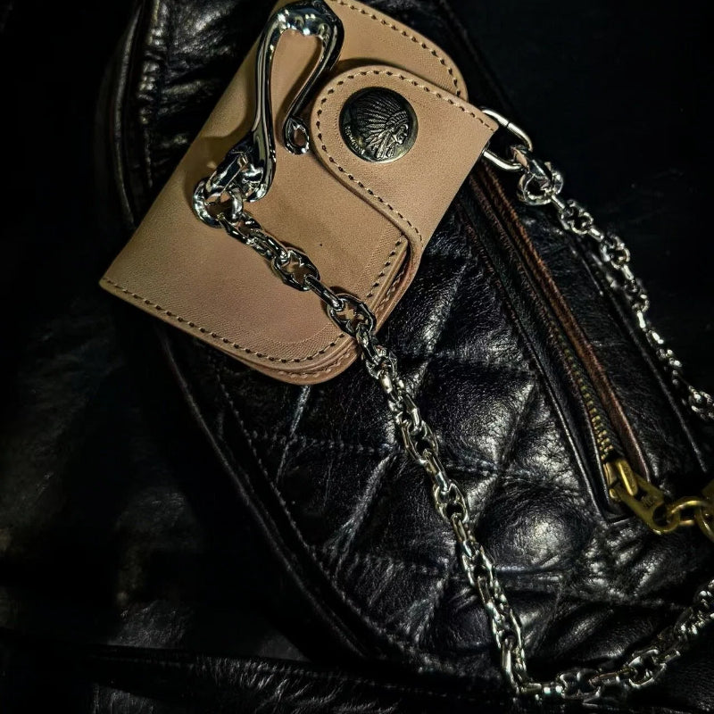 HANDMADE SILVER WALLET CHAIN(SERC-668)
