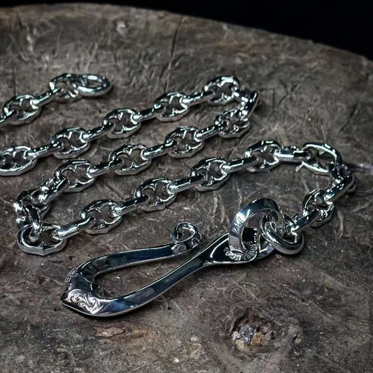 HANDMADE SILVER WALLET CHAIN(SERC-668)