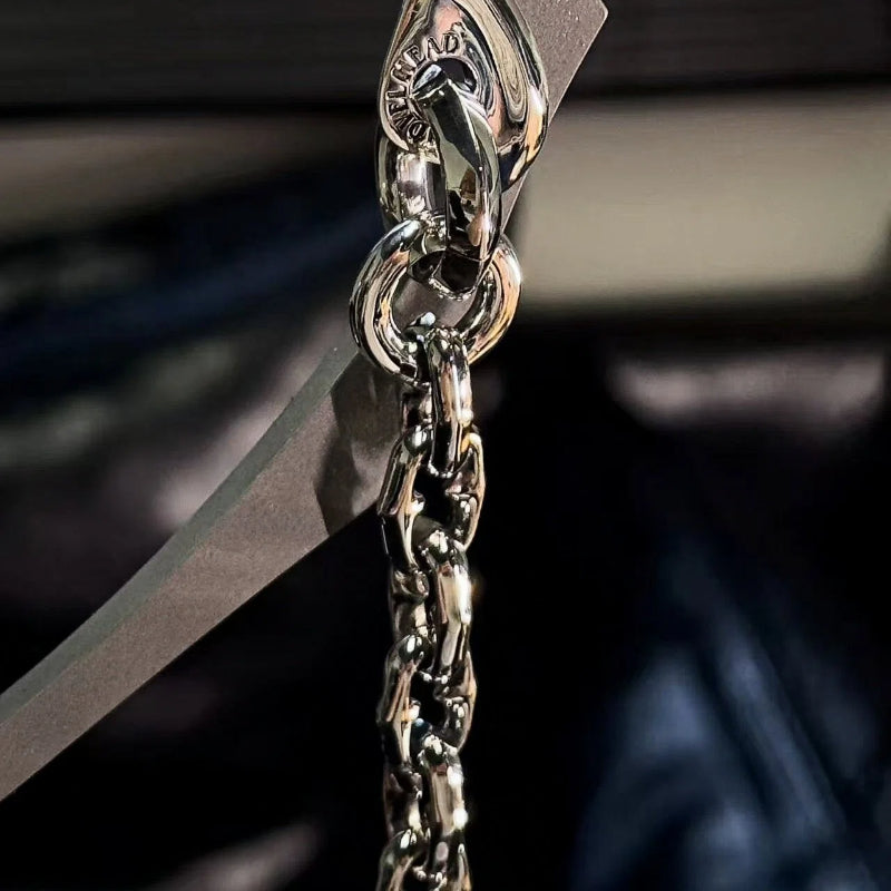 HANDMADE SILVER WALLET CHAIN(SERC-668)